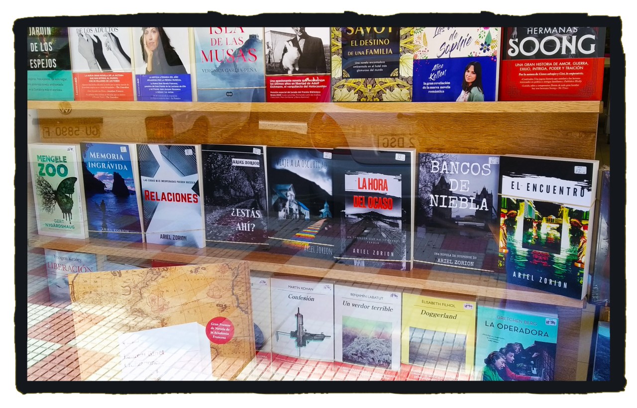 Mis novelas a la venta en la librería&nbsp;LUA